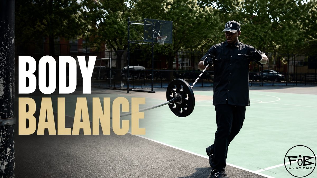 FOB coaching outdoors: controlling the moving ballast while walking, building body balance